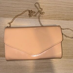 Formal Tan Clutch Bag